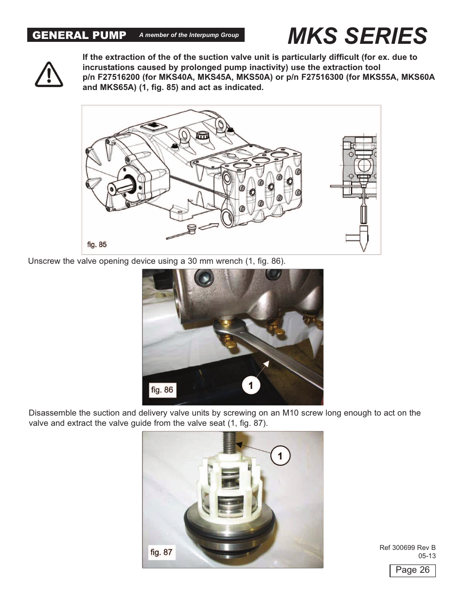 Mks series | General Pump MKS Repair Manual User Manual | Page 26 / 45