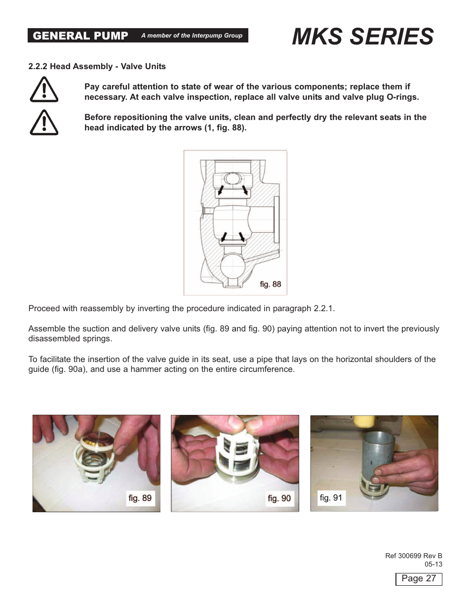 Mks series | General Pump MKS Repair Manual User Manual | Page 27 / 45