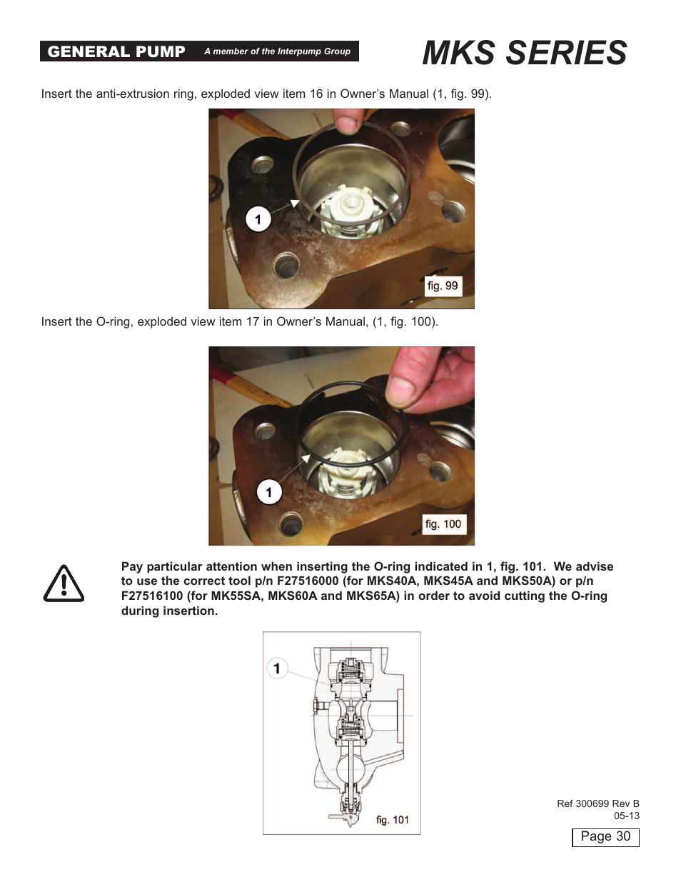 Mks series | General Pump MKS Repair Manual User Manual | Page 30 / 45