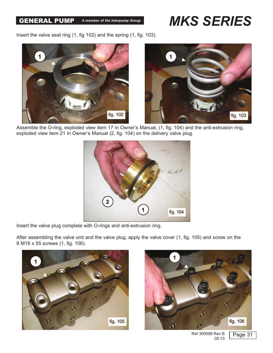 Mks series | General Pump MKS Repair Manual User Manual | Page 31 / 45