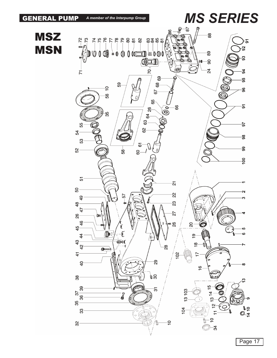 Ms series | General Pump MS Owner Manual User Manual | Page 17 / 20