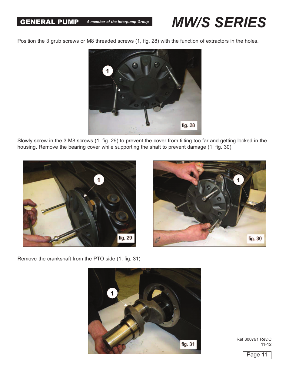 Mw/s series | General Pump MW Repair Manual User Manual | Page 11 / 54