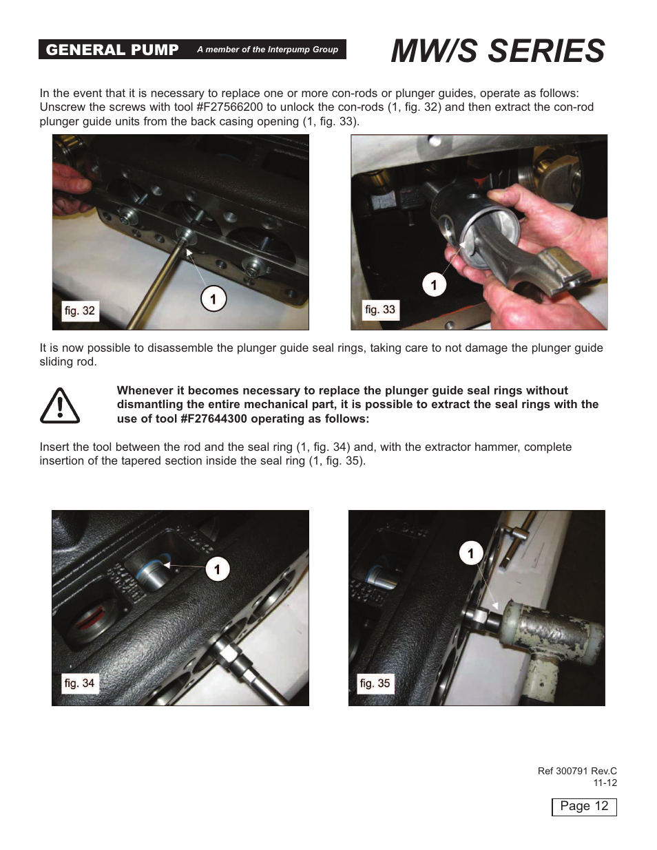 Mw/s series | General Pump MW Repair Manual User Manual | Page 12 / 54