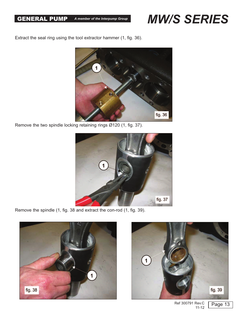 Mw/s series | General Pump MW Repair Manual User Manual | Page 13 / 54