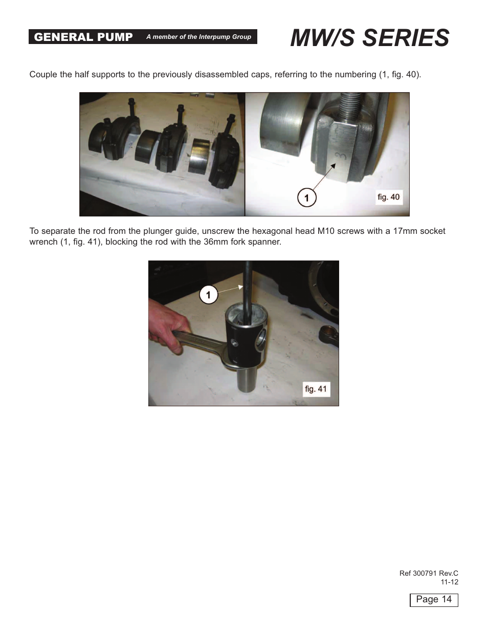 Mw/s series | General Pump MW Repair Manual User Manual | Page 14 / 54