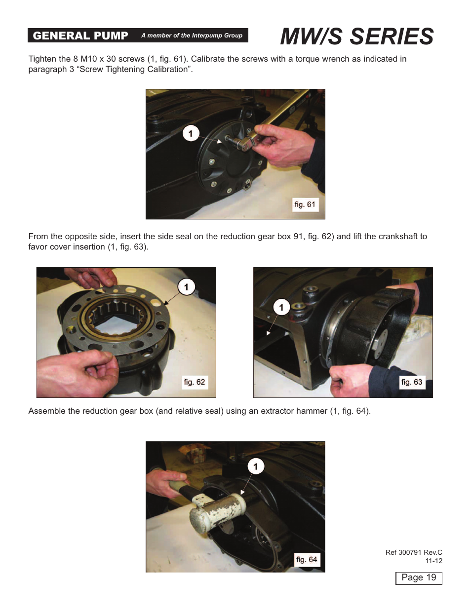 Mw/s series | General Pump MW Repair Manual User Manual | Page 19 / 54