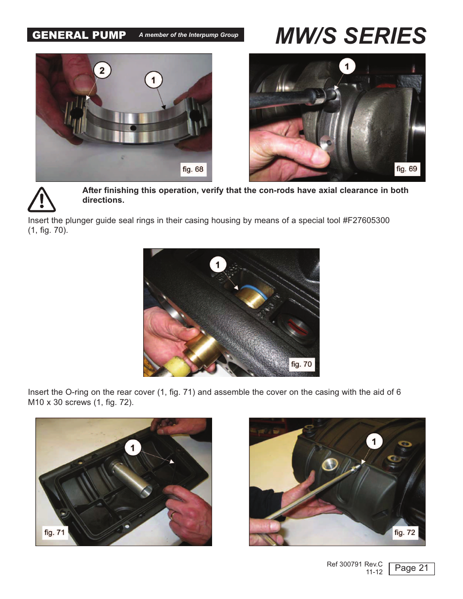 Mw/s series | General Pump MW Repair Manual User Manual | Page 21 / 54