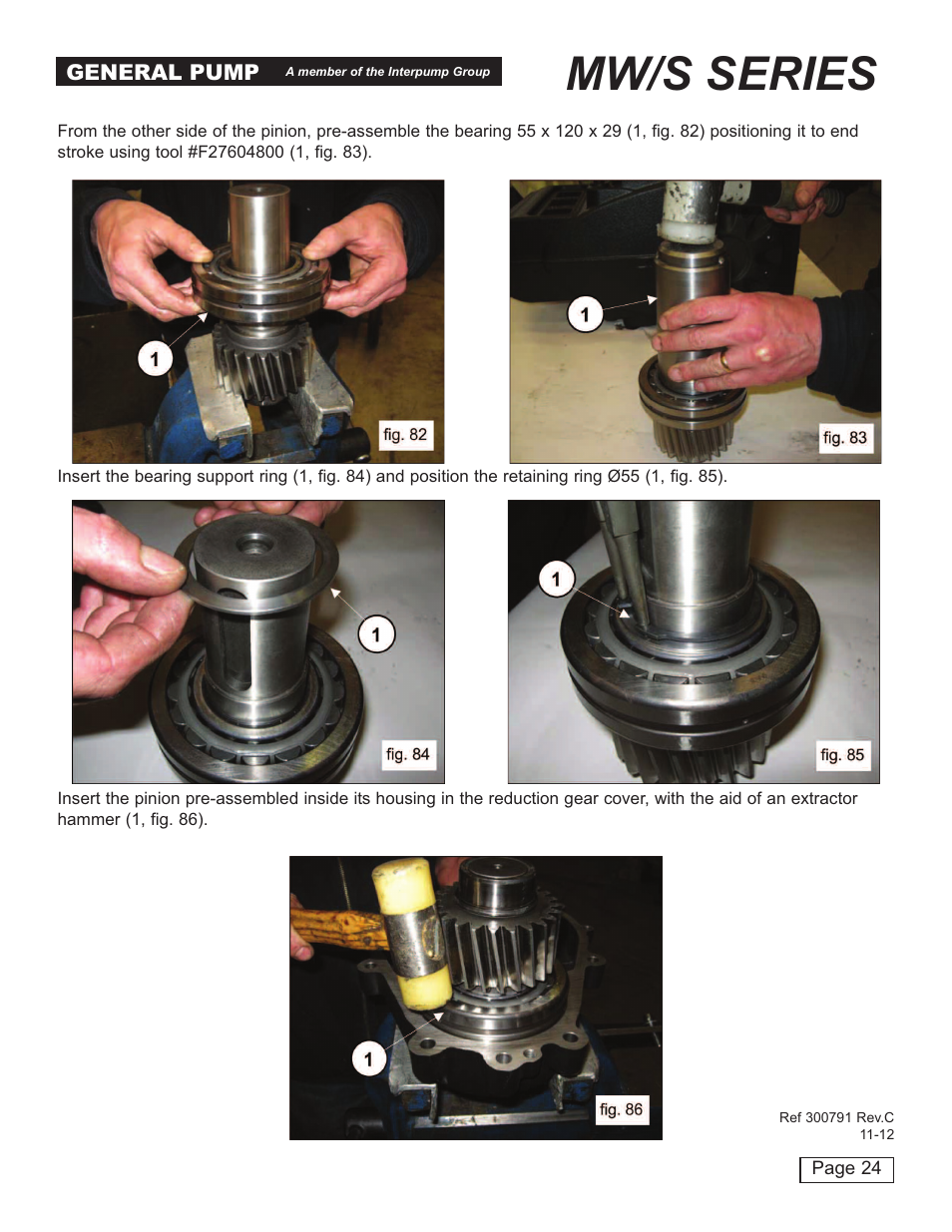 Mw/s series | General Pump MW Repair Manual User Manual | Page 24 / 54