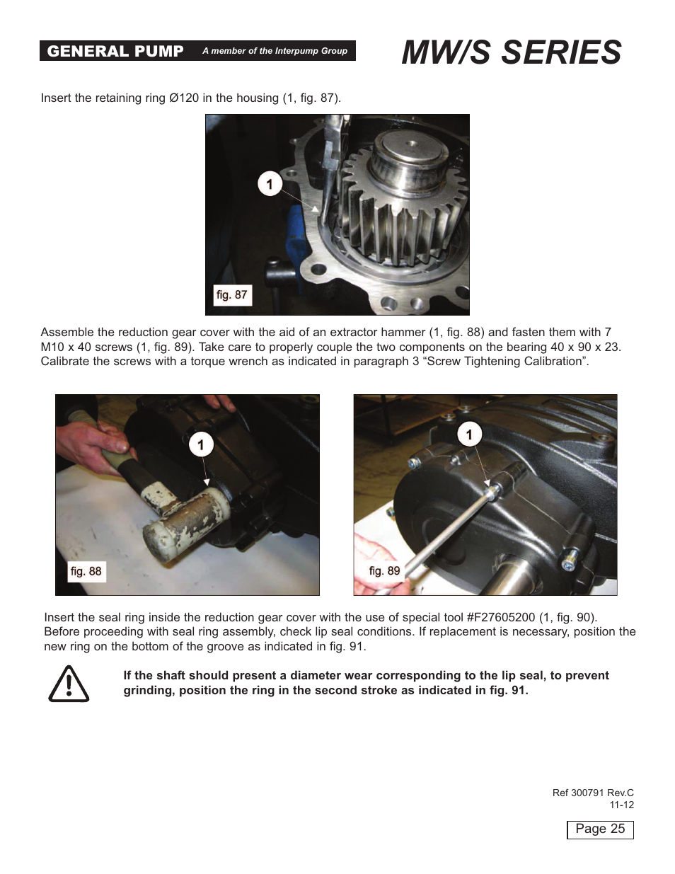 Mw/s series | General Pump MW Repair Manual User Manual | Page 25 / 54