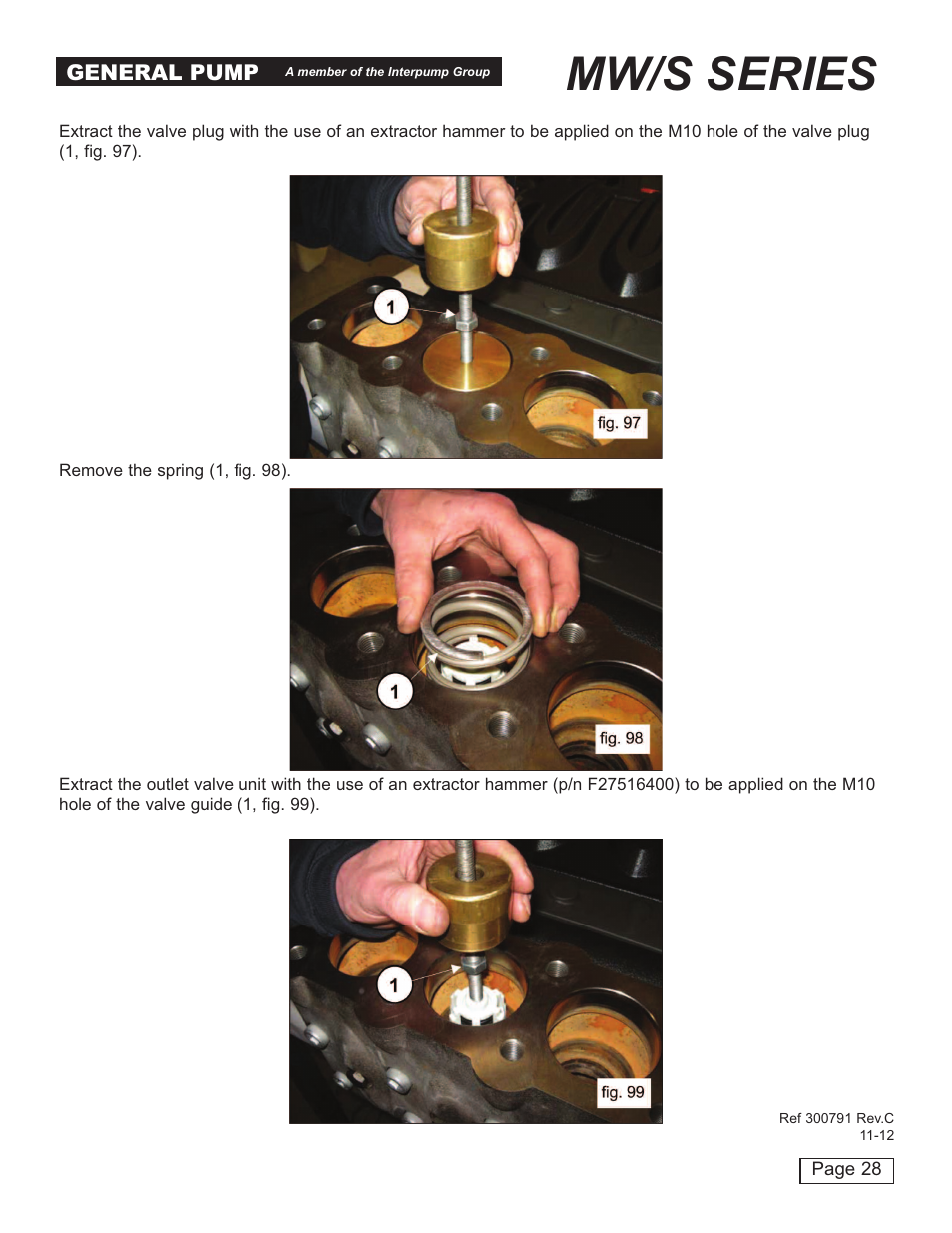 Mw/s series | General Pump MW Repair Manual User Manual | Page 28 / 54