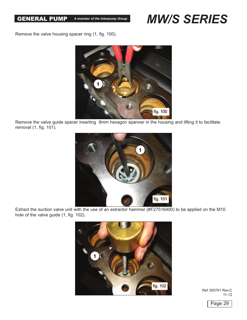 Mw/s series | General Pump MW Repair Manual User Manual | Page 29 / 54