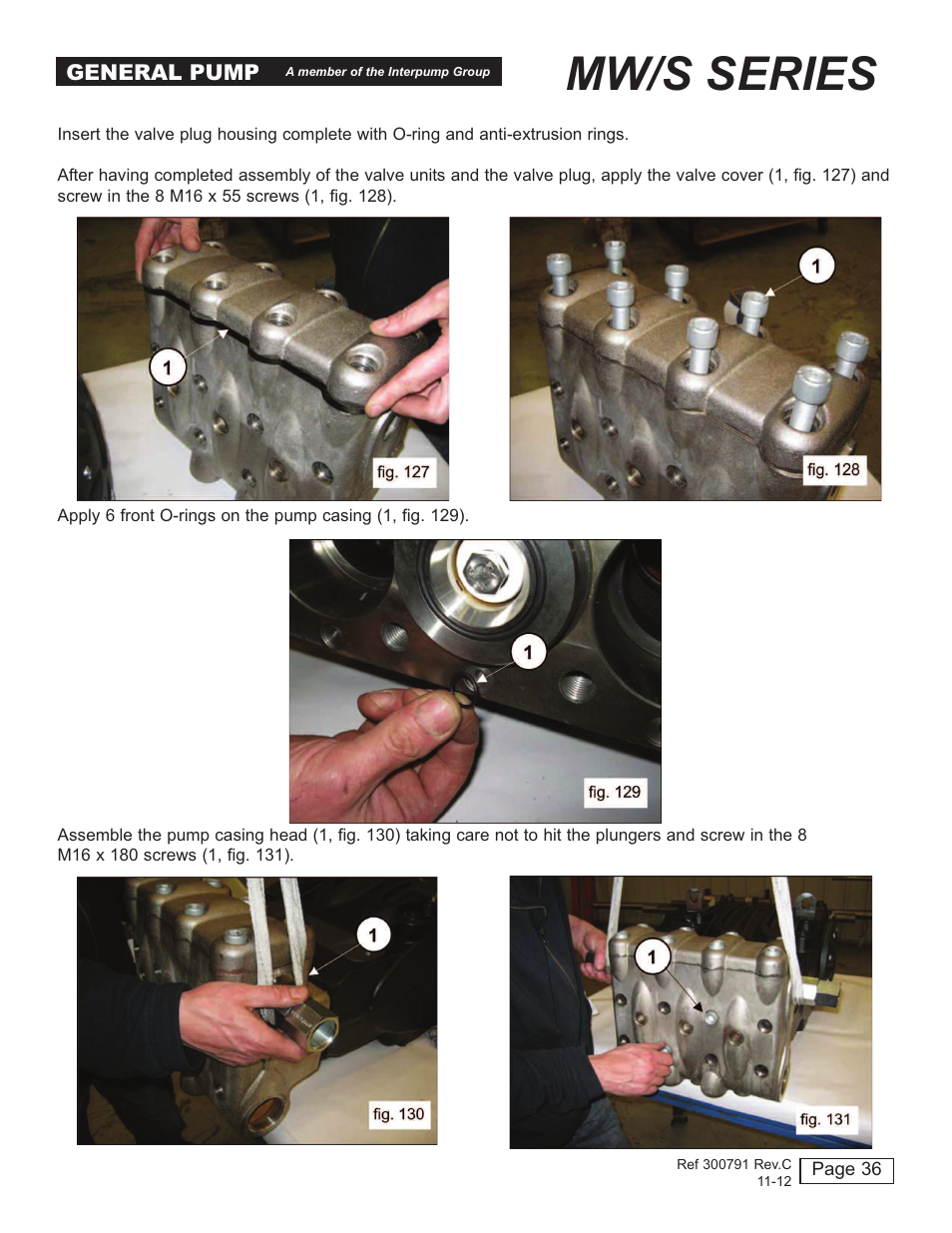 Mw/s series | General Pump MW Repair Manual User Manual | Page 36 / 54