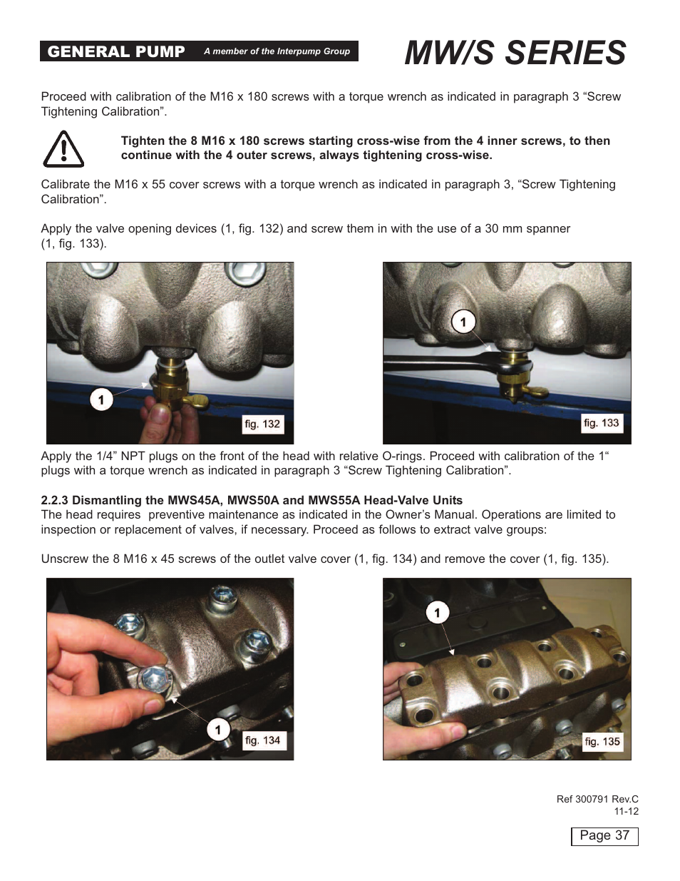 Mw/s series | General Pump MW Repair Manual User Manual | Page 37 / 54