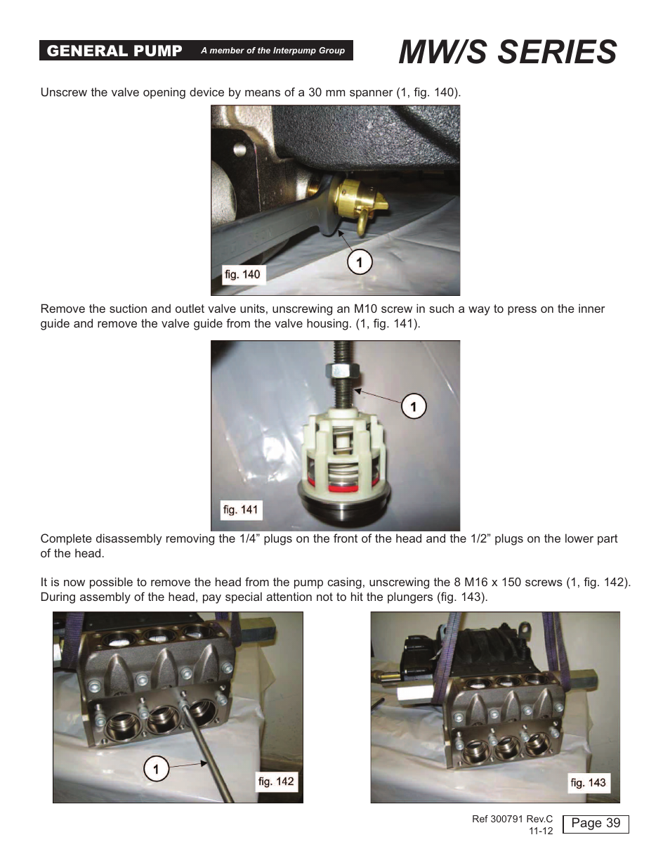 Mw/s series | General Pump MW Repair Manual User Manual | Page 39 / 54