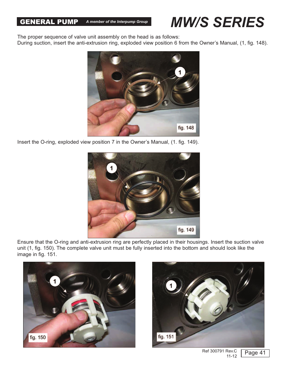 Mw/s series | General Pump MW Repair Manual User Manual | Page 41 / 54