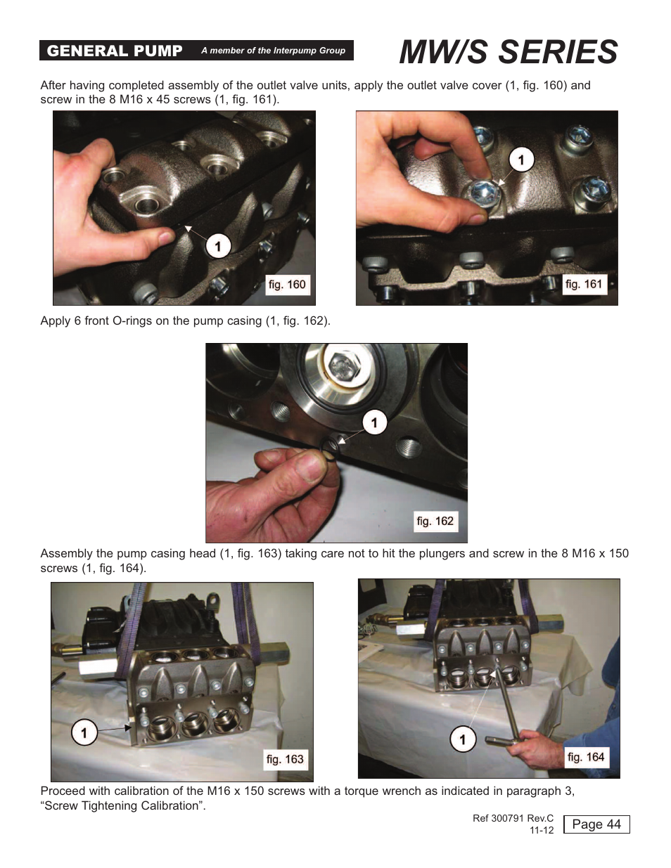 Mw/s series | General Pump MW Repair Manual User Manual | Page 44 / 54