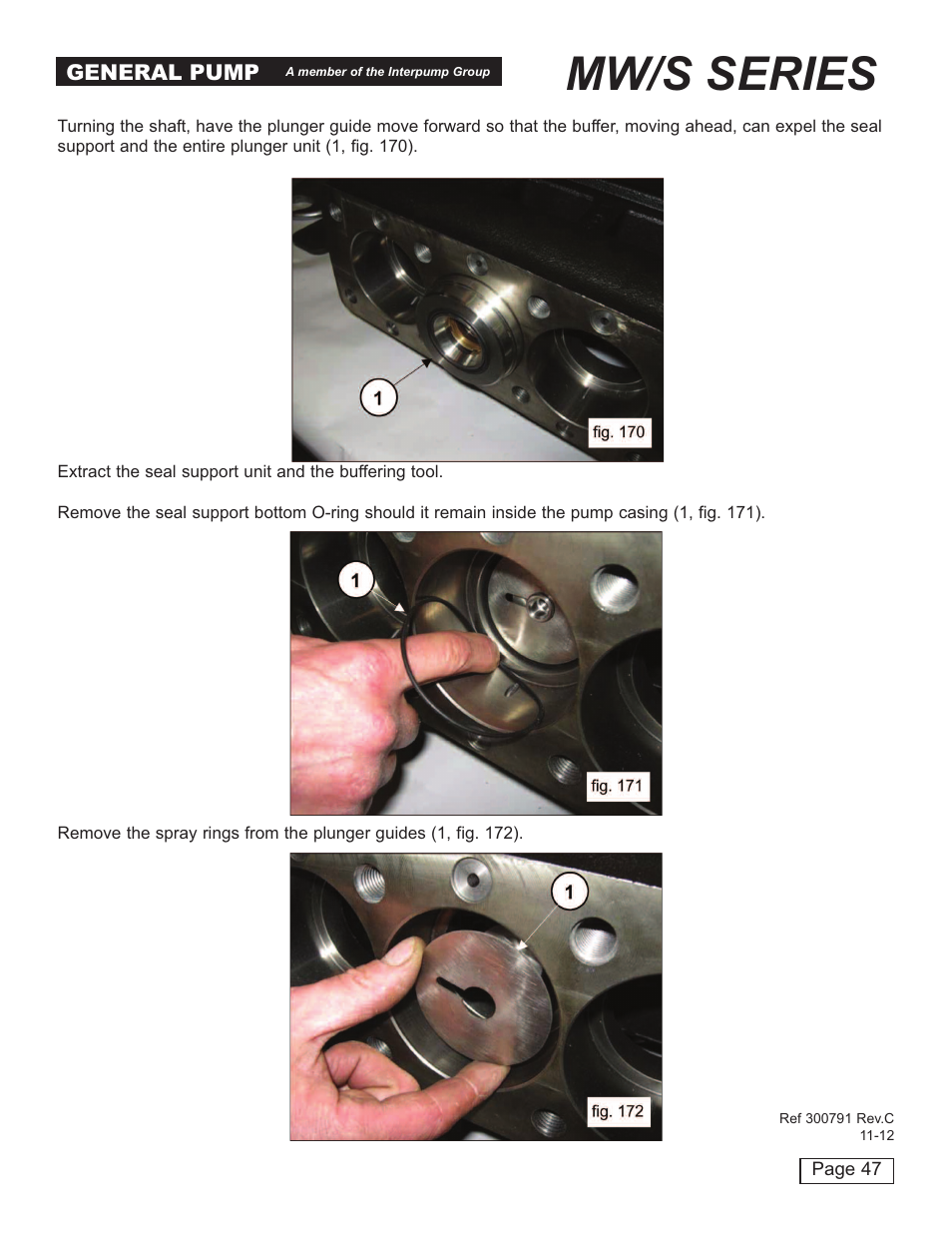 Mw/s series | General Pump MW Repair Manual User Manual | Page 47 / 54