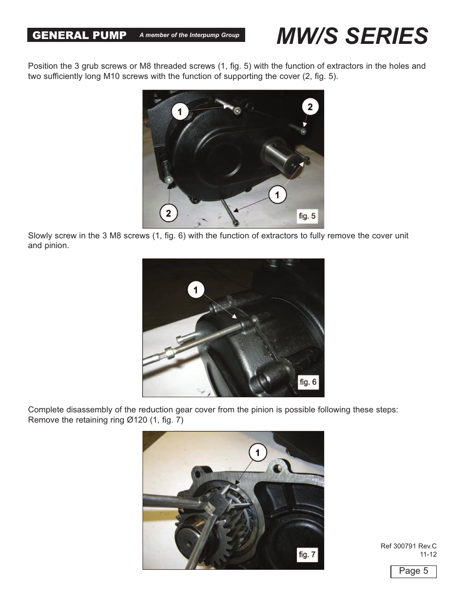 Mw/s series | General Pump MW Repair Manual User Manual | Page 5 / 54