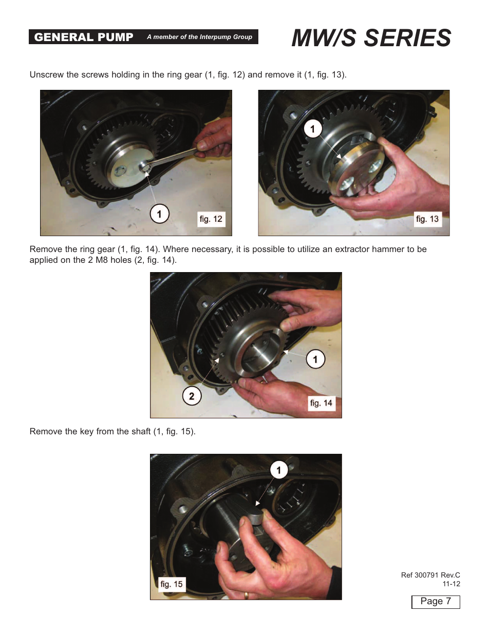 Mw/s series | General Pump MW Repair Manual User Manual | Page 7 / 54