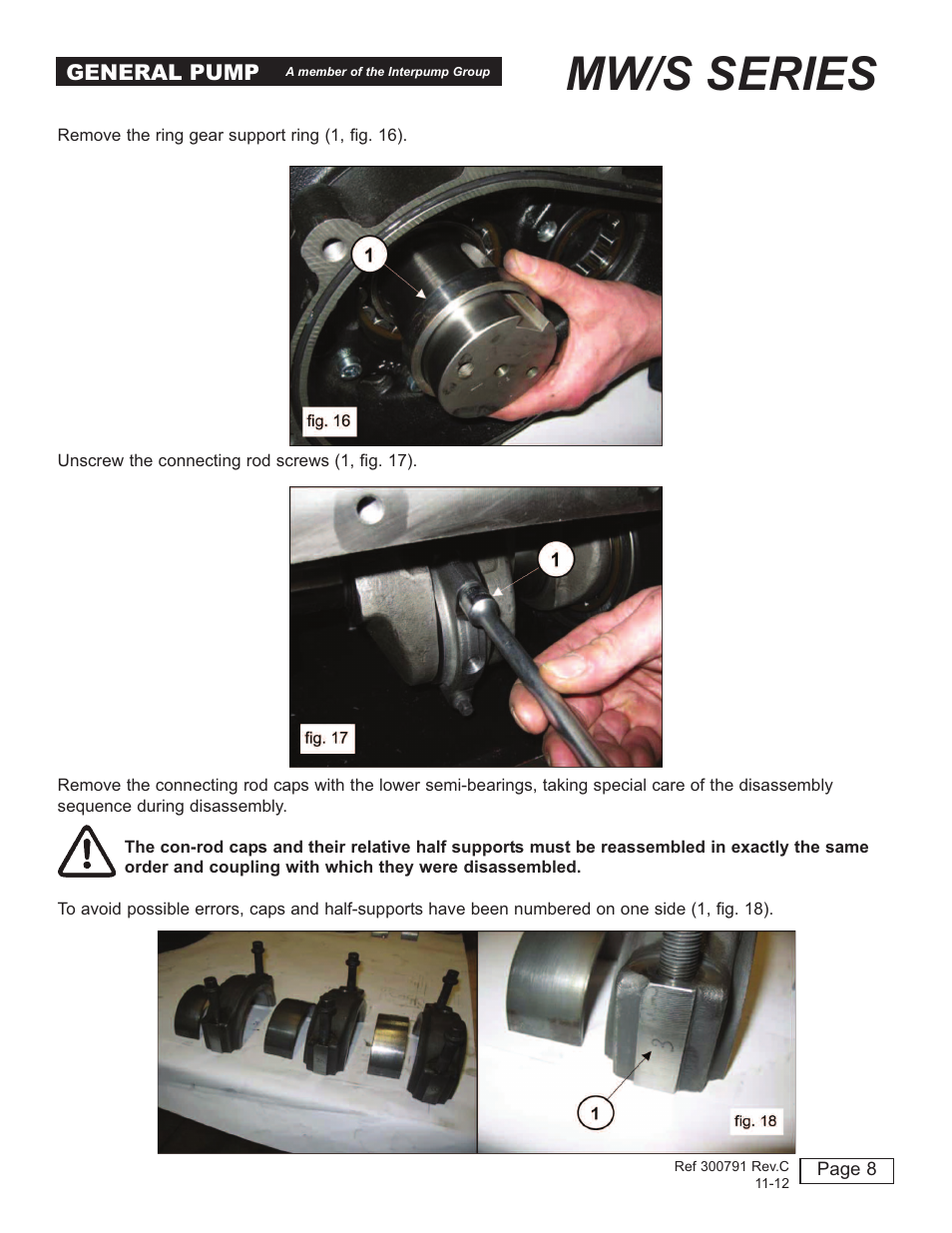 Mw/s series | General Pump MW Repair Manual User Manual | Page 8 / 54