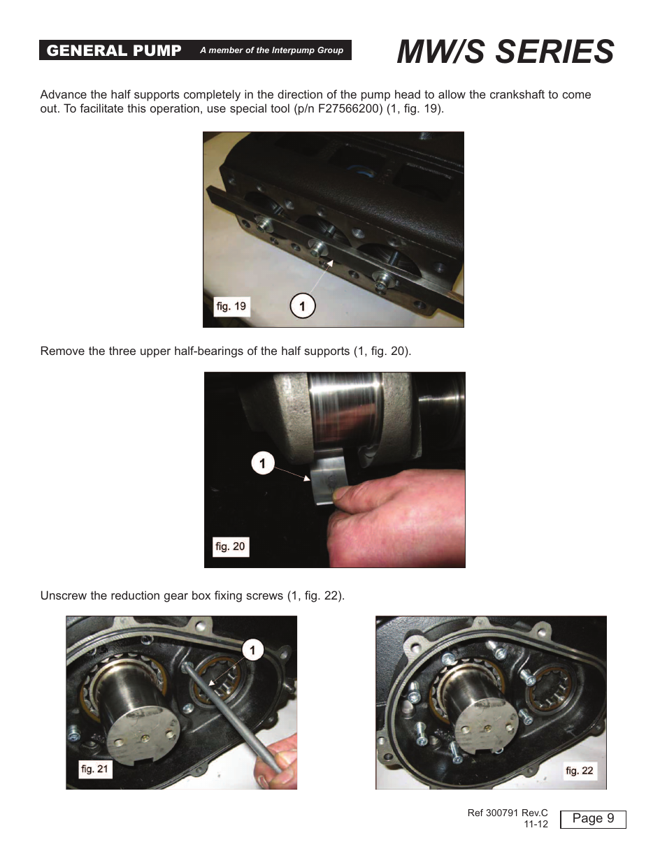 Mw/s series | General Pump MW Repair Manual User Manual | Page 9 / 54