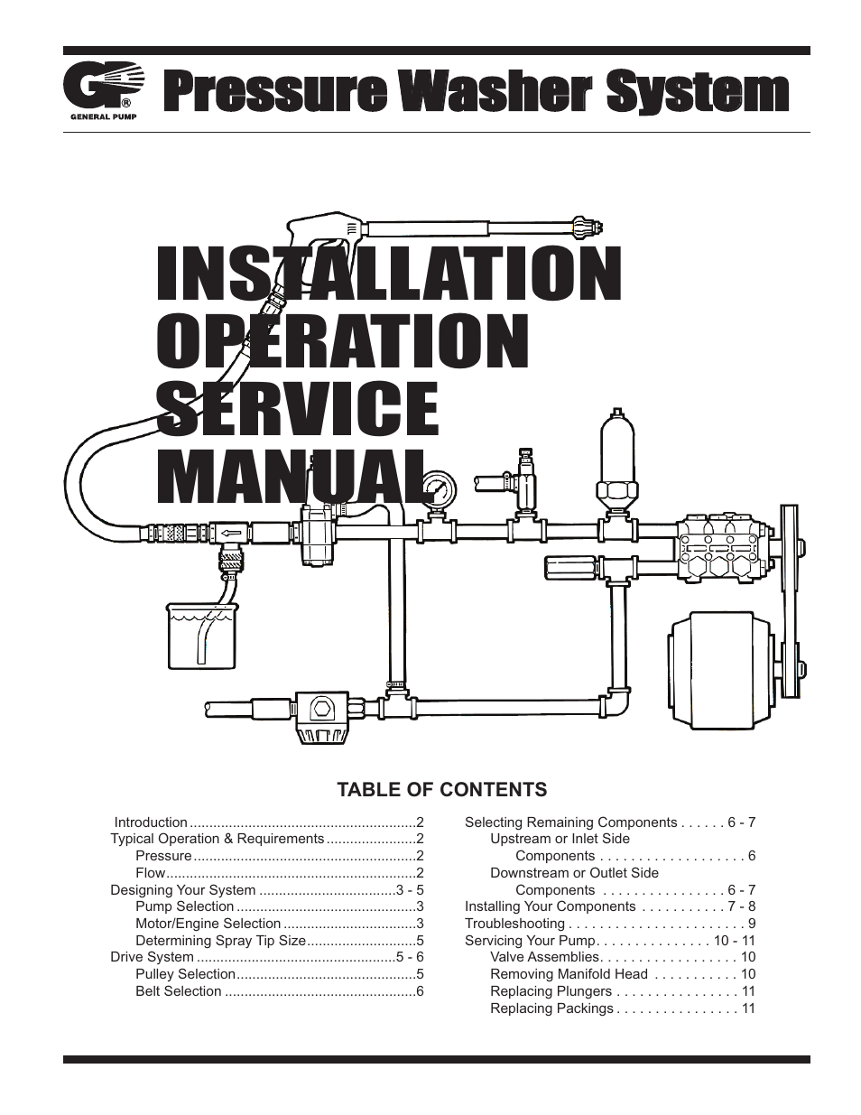 General Pump Pump Installation and Service Manual User Manual | 12 pages