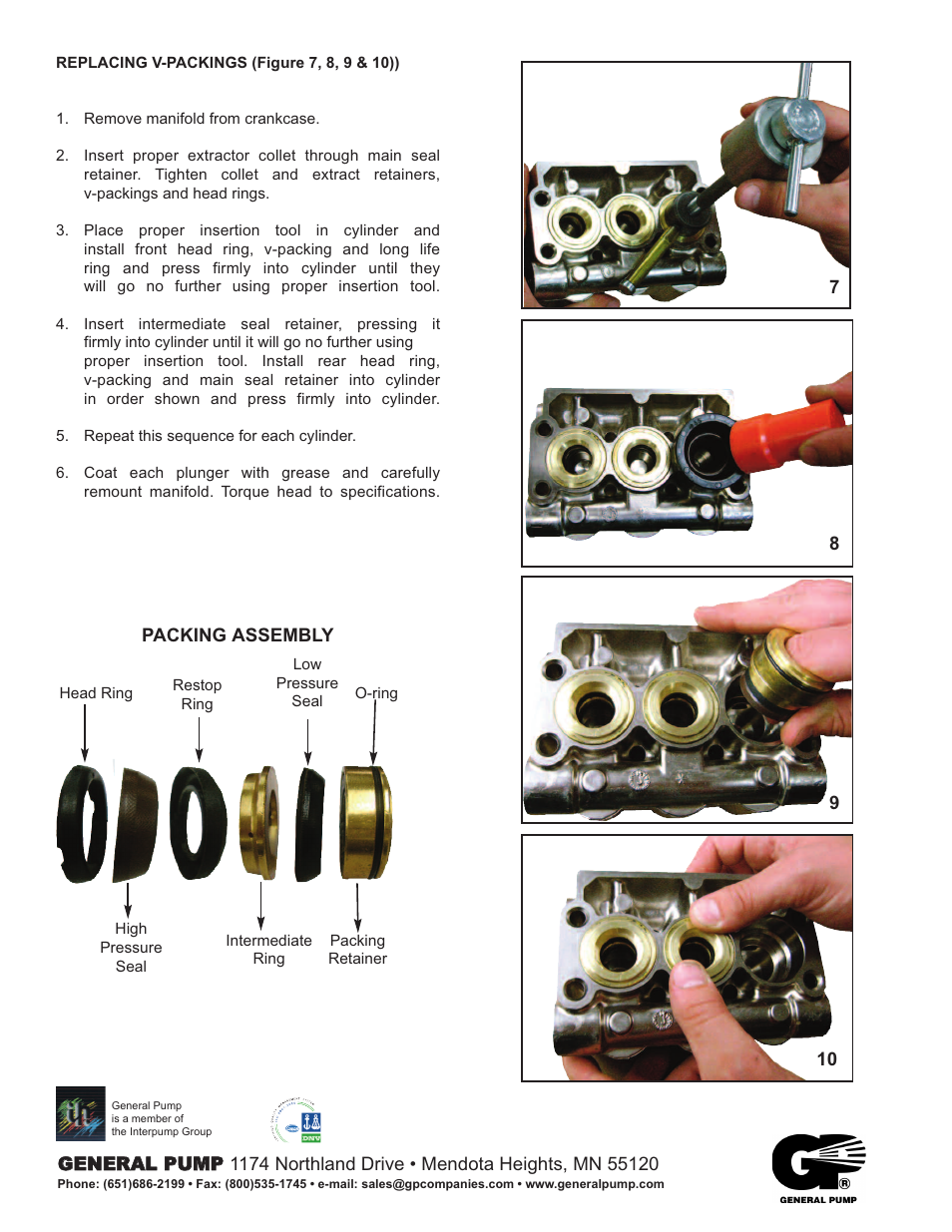 General Pump Pump Installation and Service Manual User Manual | Page 12 / 12