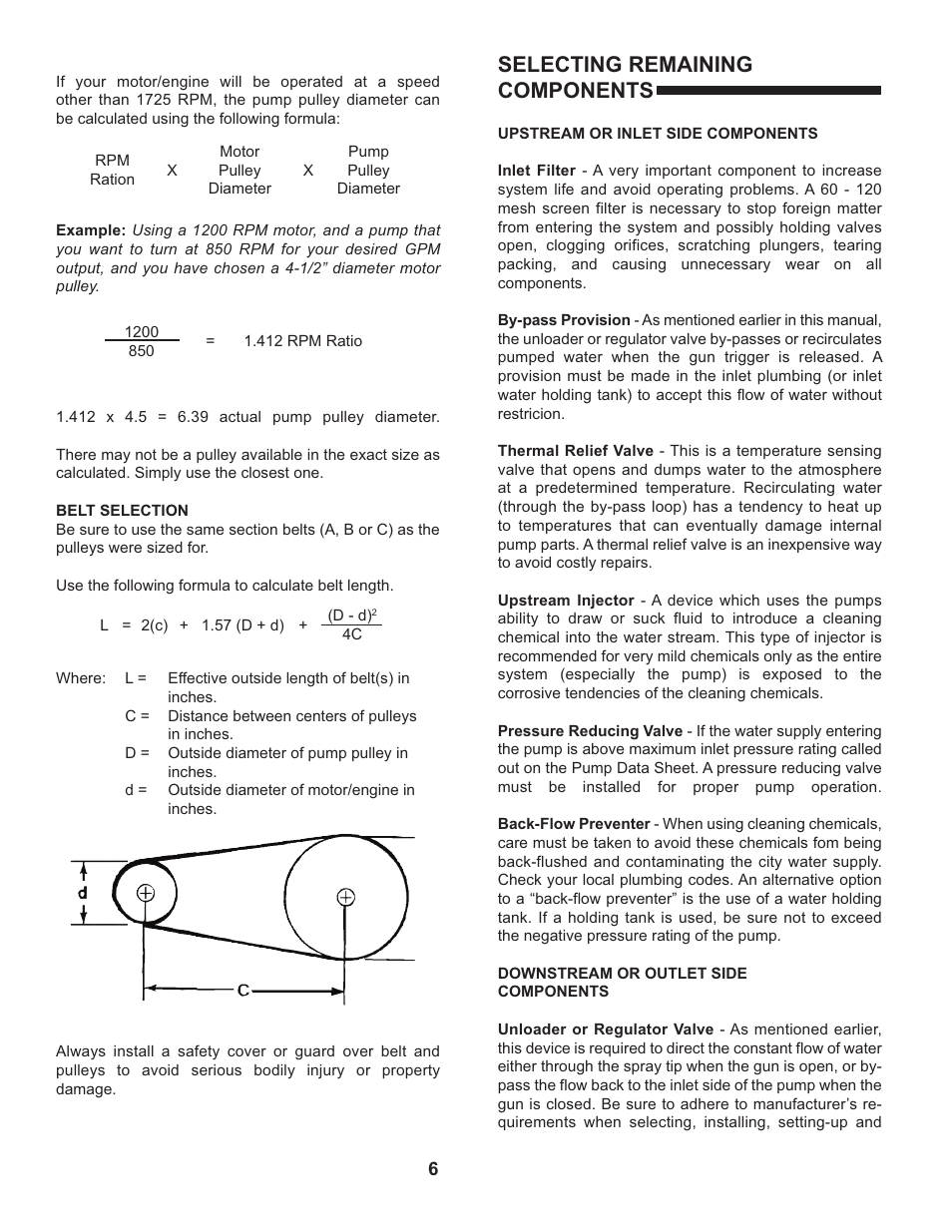 Selecting remaining components | General Pump Pump Installation and Service Manual User Manual | Page 6 / 12