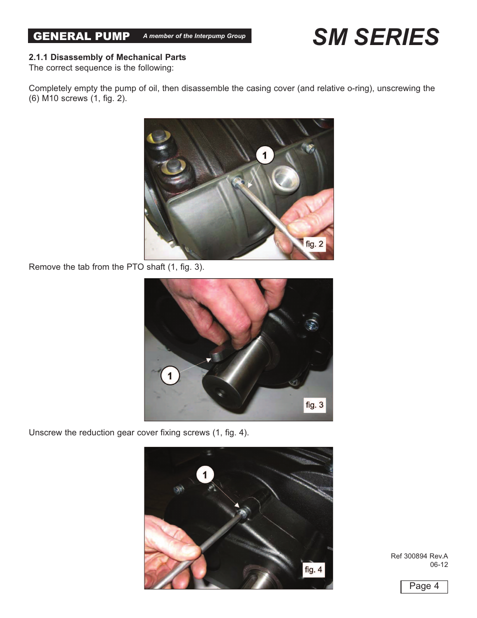 Sm series | General Pump SM Repair Manual User Manual | Page 4 / 41