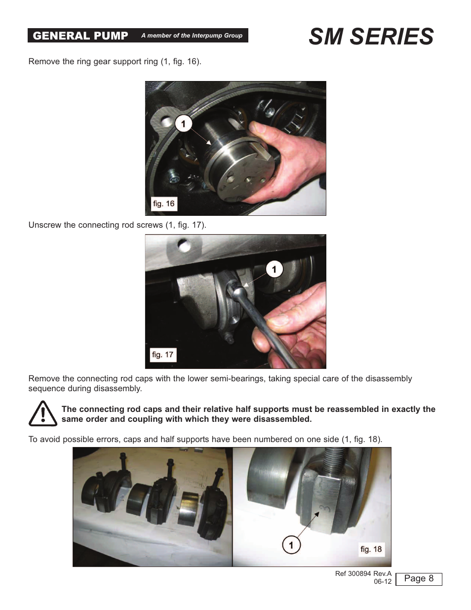 Sm series | General Pump SM Repair Manual User Manual | Page 8 / 41