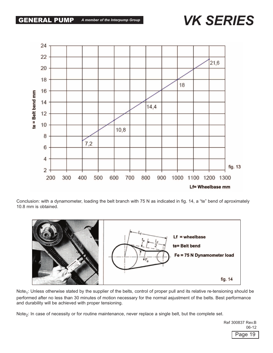 Vk series, General pump | General Pump VK Owner Manual User Manual | Page 19 / 26