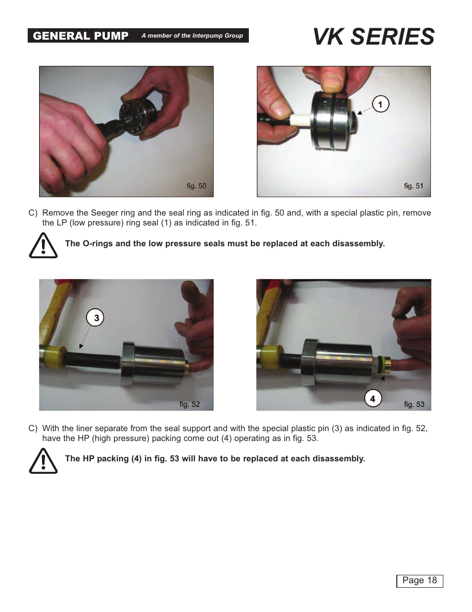 Vk series | General Pump VK Repair Manual User Manual | Page 18 / 24