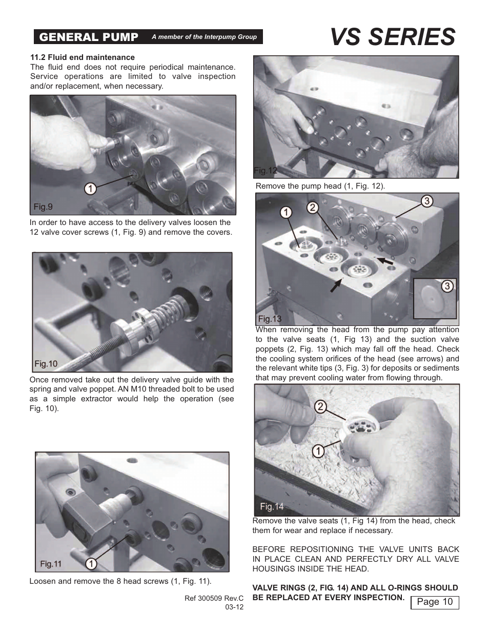 Vs series, General pump | General Pump VS User Manual | Page 10 / 18