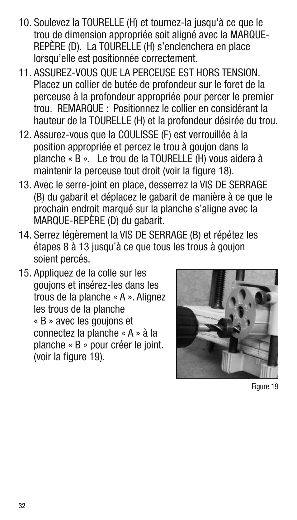 General Tools and Instruments 840 Pro Doweling Kit User Manual | Page 32 / 36