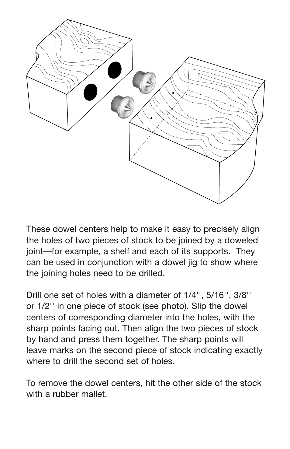 General Tools and Instruments 840 use of Dowel Centers User Manual | Page 2 / 4