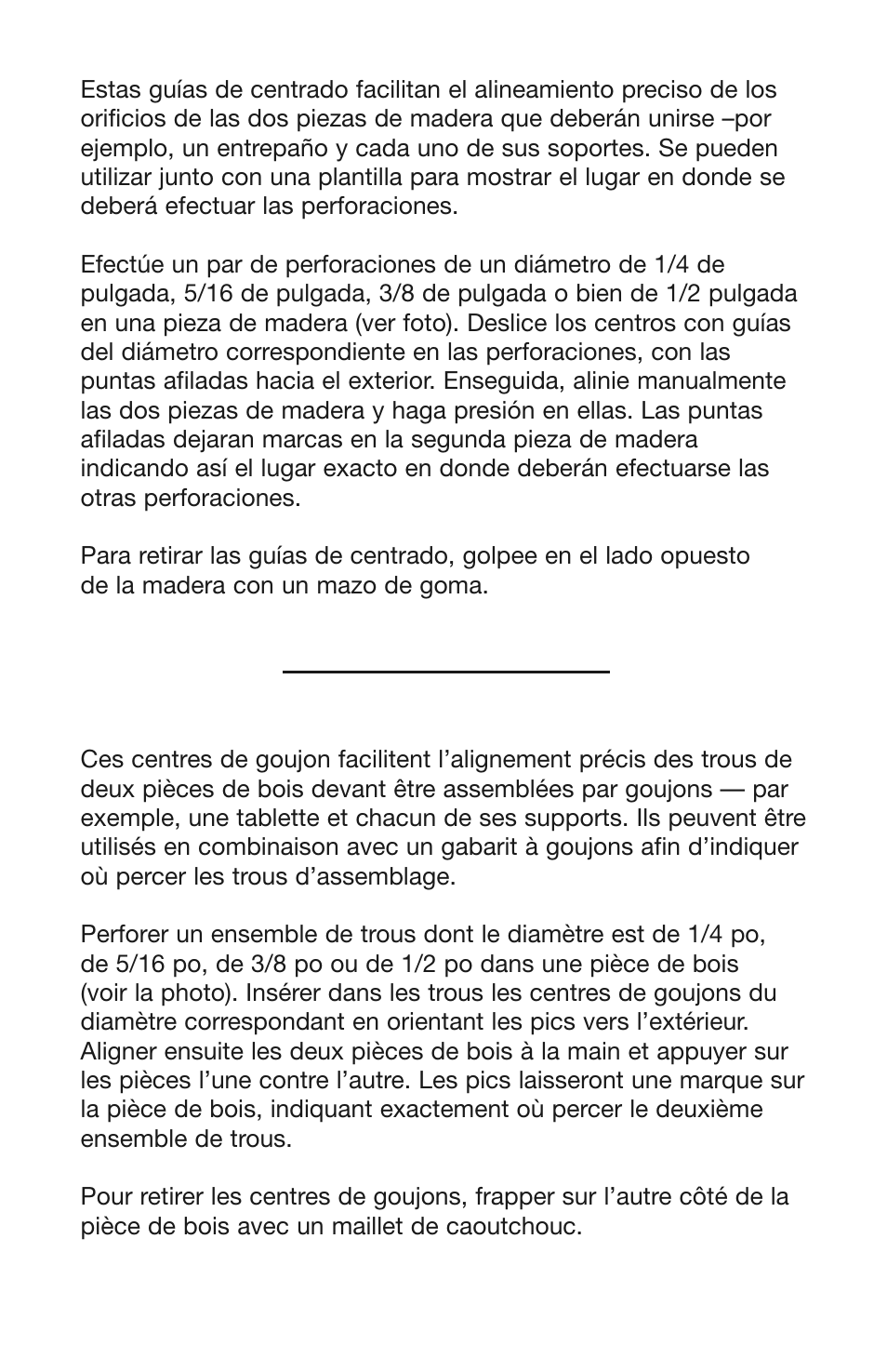 General Tools and Instruments 840 use of Dowel Centers User Manual | Page 3 / 4