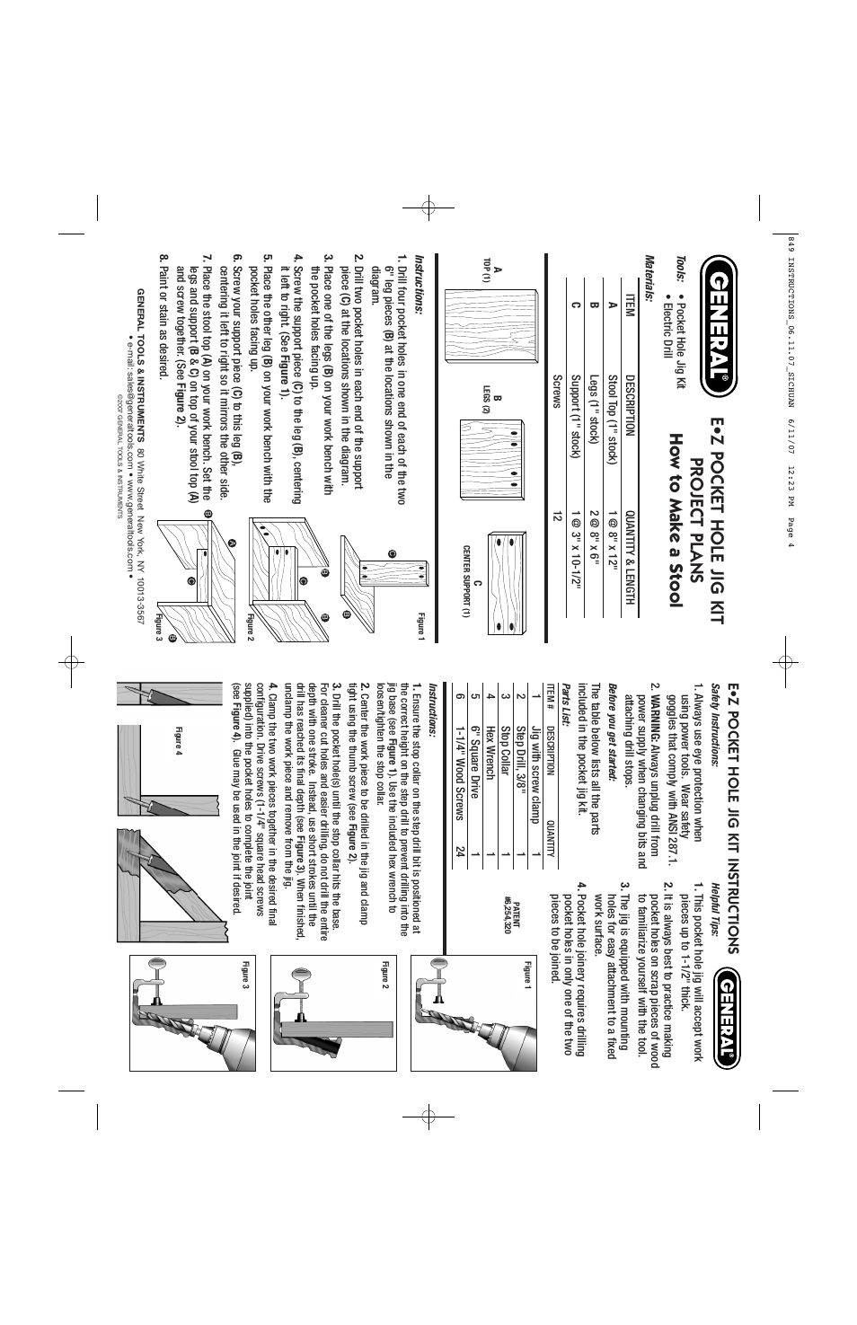 General Tools and Instruments 849 User Manual | 2 pages