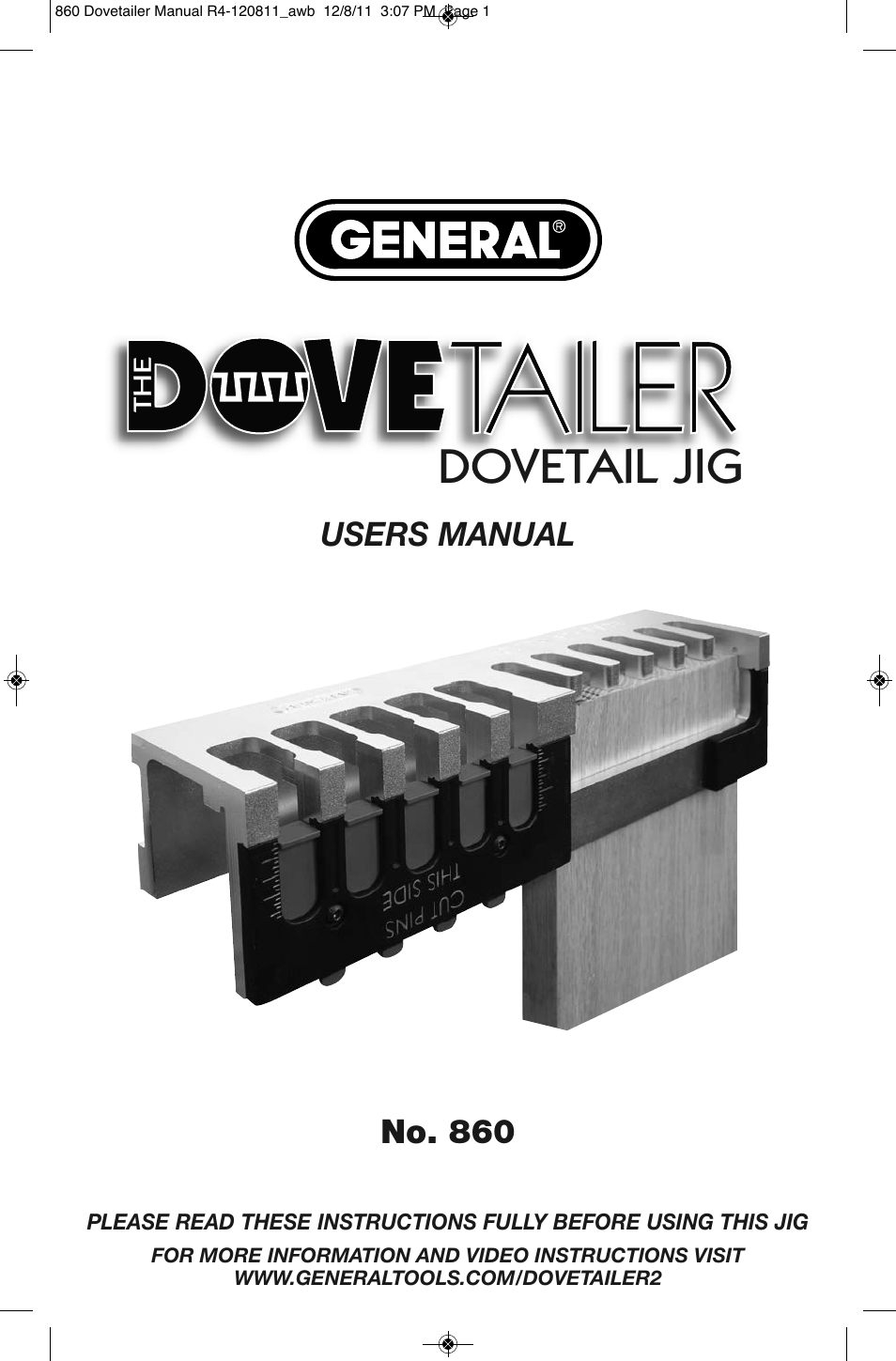 General Tools and Instruments 860 v.2 User Manual | 44 pages