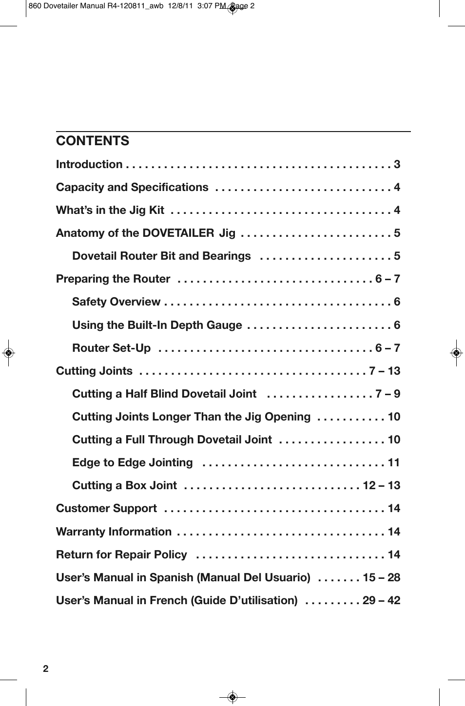 General Tools and Instruments 860 v.2 User Manual | Page 2 / 44
