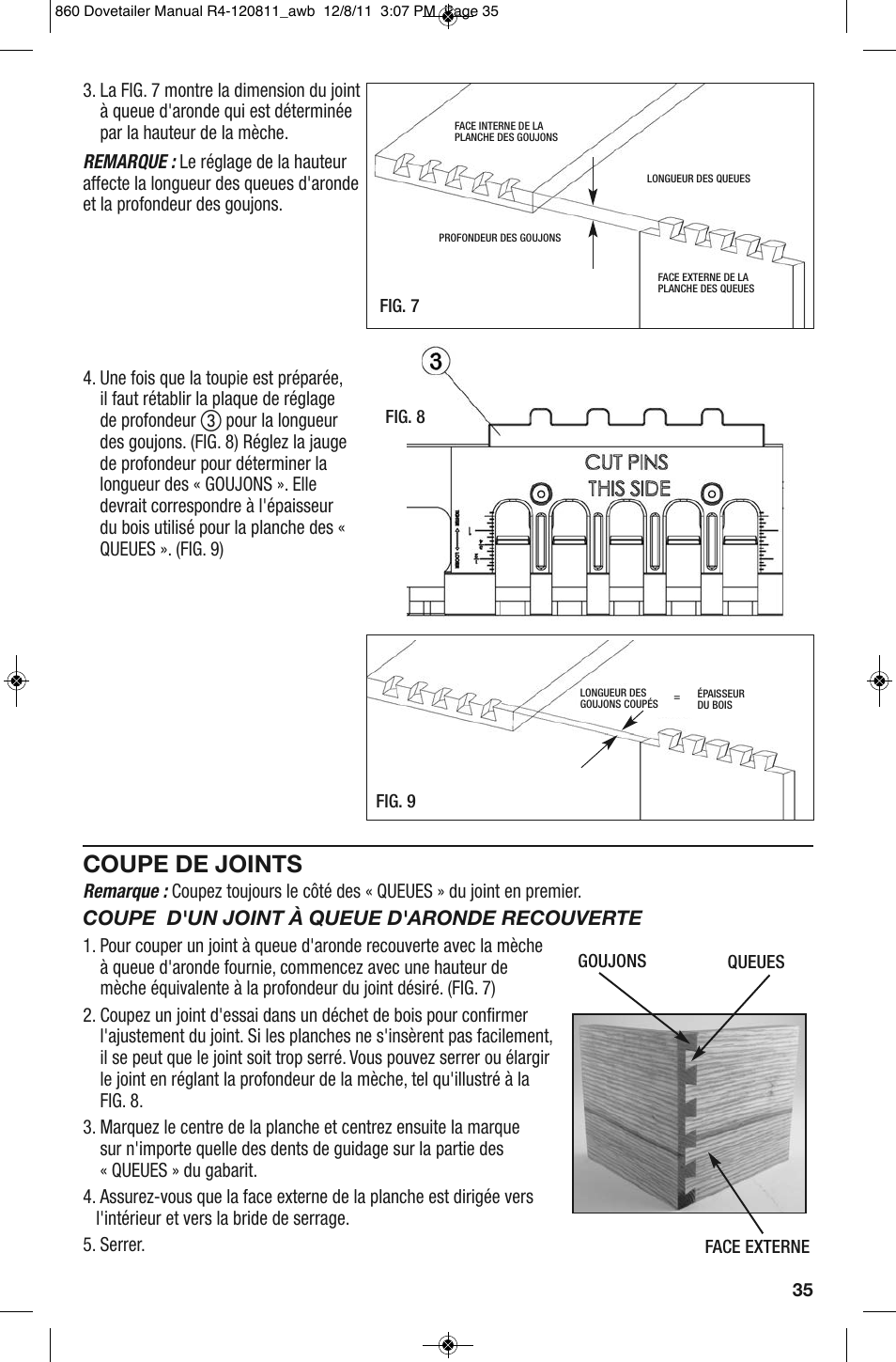 Coupe de joints | General Tools and Instruments 860 v.2 User Manual | Page 35 / 44