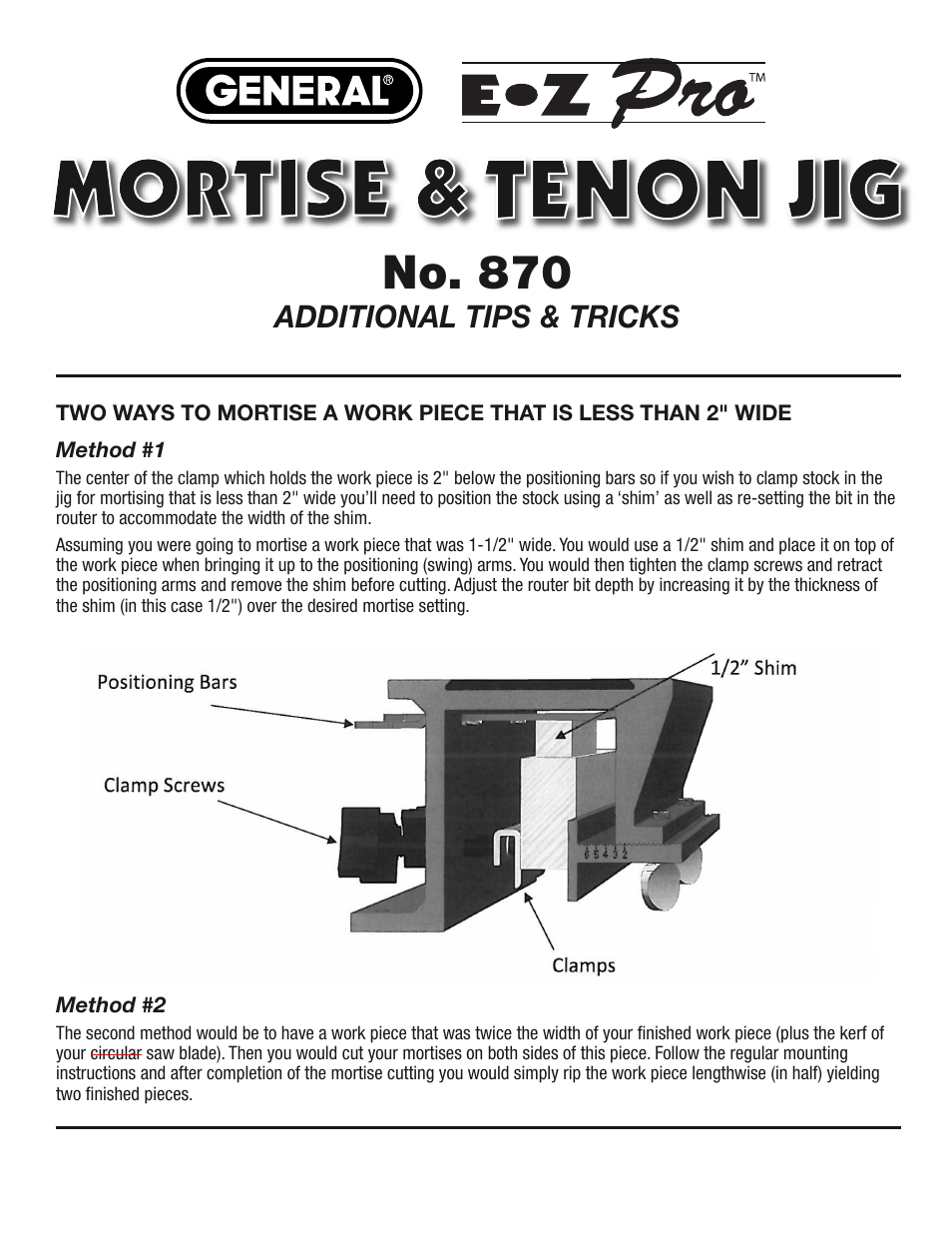 General Tools and Instruments 870 v.1 User Manual | 2 pages