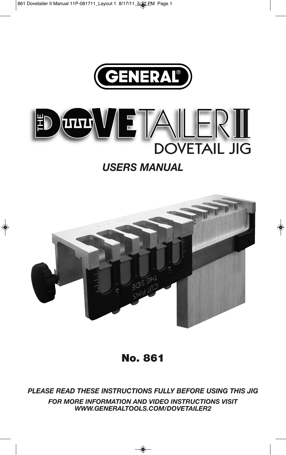 General Tools and Instruments 861 User Manual | 16 pages