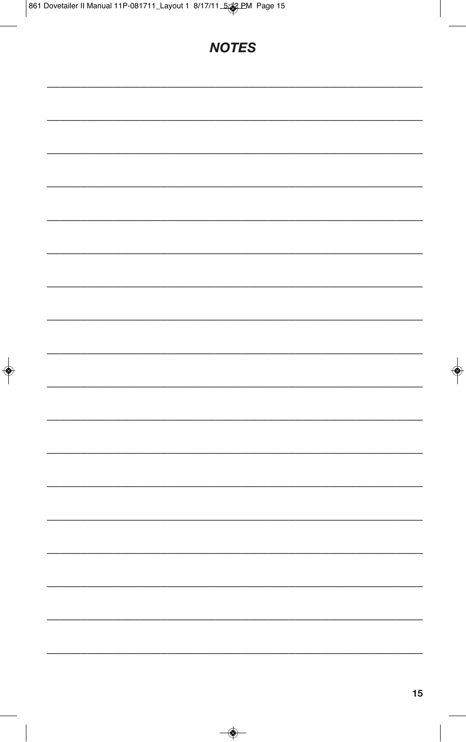 General Tools and Instruments 861 User Manual | Page 15 / 16