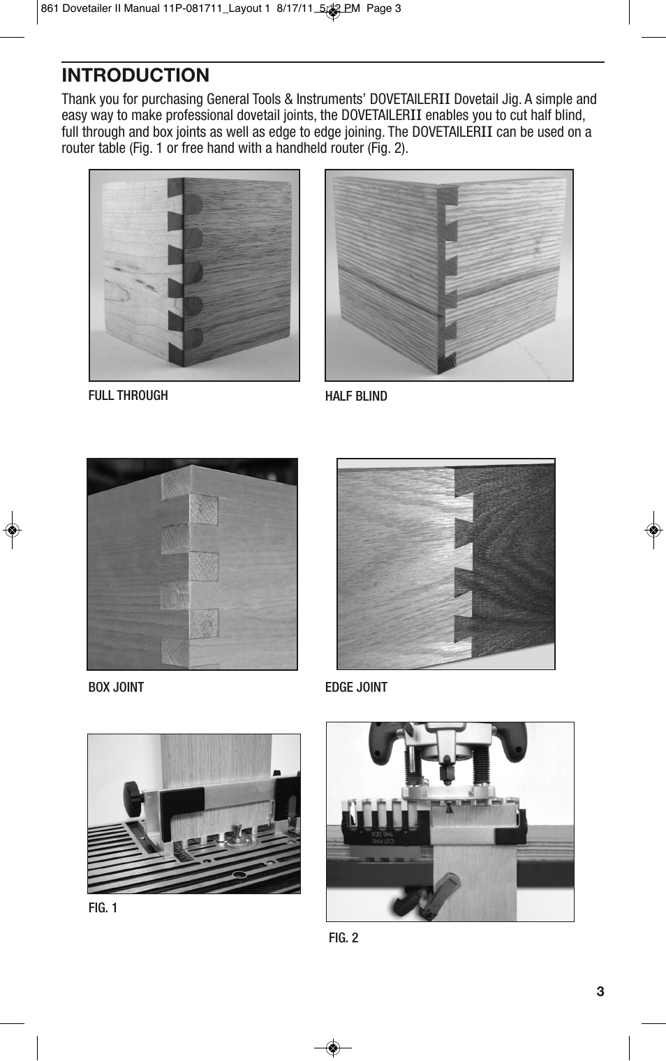 Introduction | General Tools and Instruments 861 User Manual | Page 3 / 16