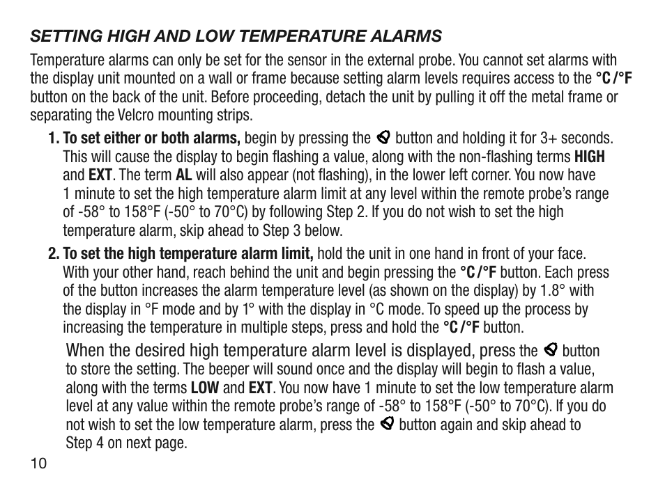 General Tools and Instruments AQ150 User Manual | Page 10 / 16