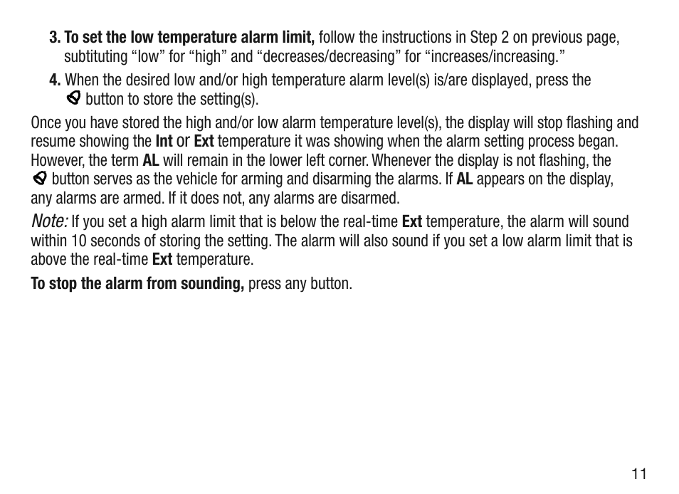 General Tools and Instruments AQ150 User Manual | Page 11 / 16