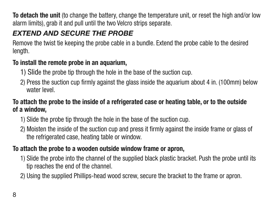 General Tools and Instruments AQ150 User Manual | Page 8 / 16