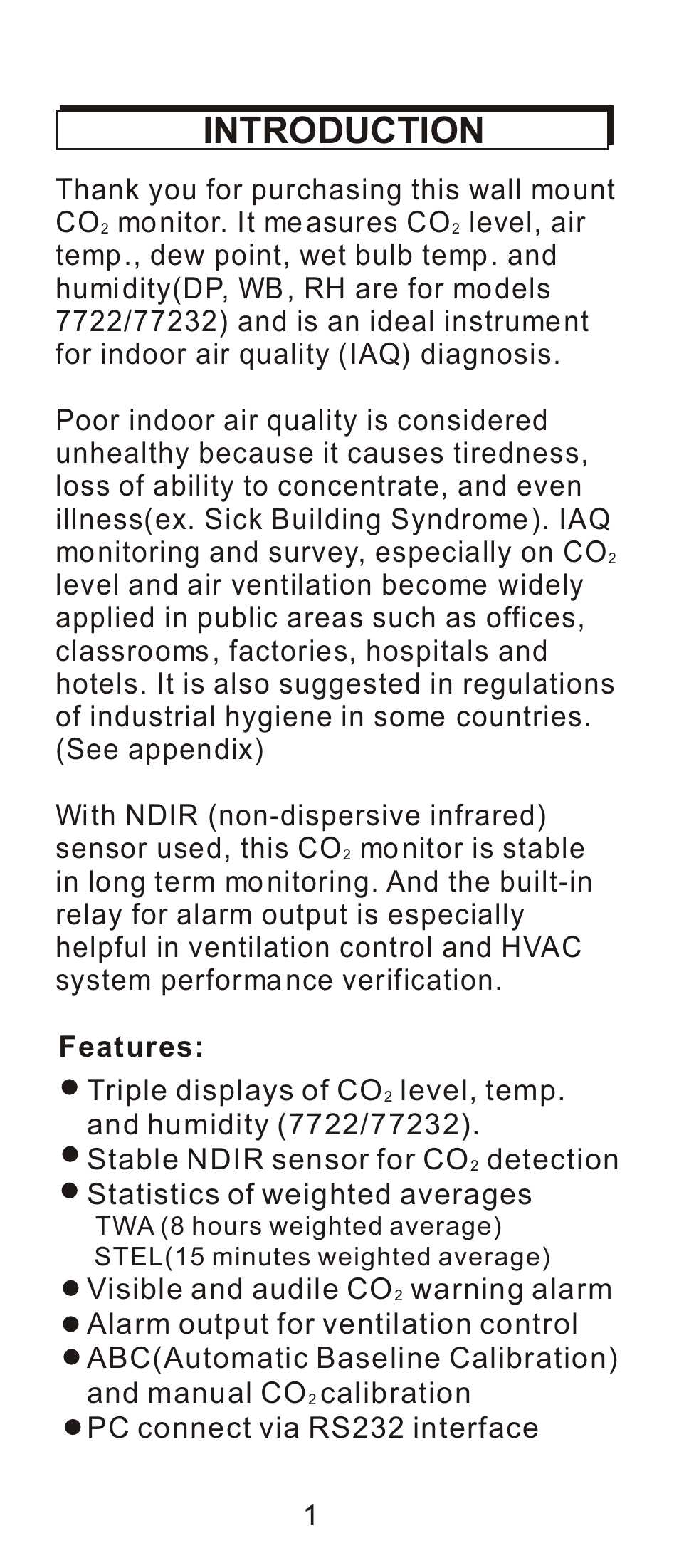 頁面 2, Introduction | General Tools and Instruments CDM7722 User Manual | Page 2 / 15