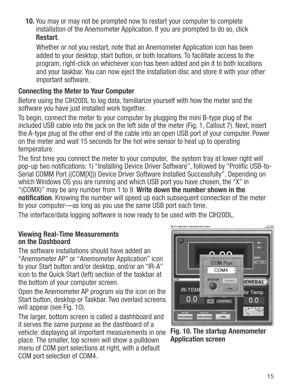 General Tools and Instruments CIH20DL User Manual | Page 15 / 28