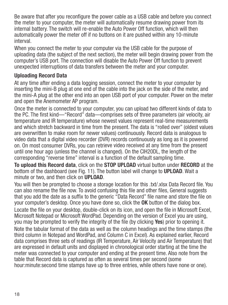 General Tools and Instruments CIH20DL User Manual | Page 18 / 28